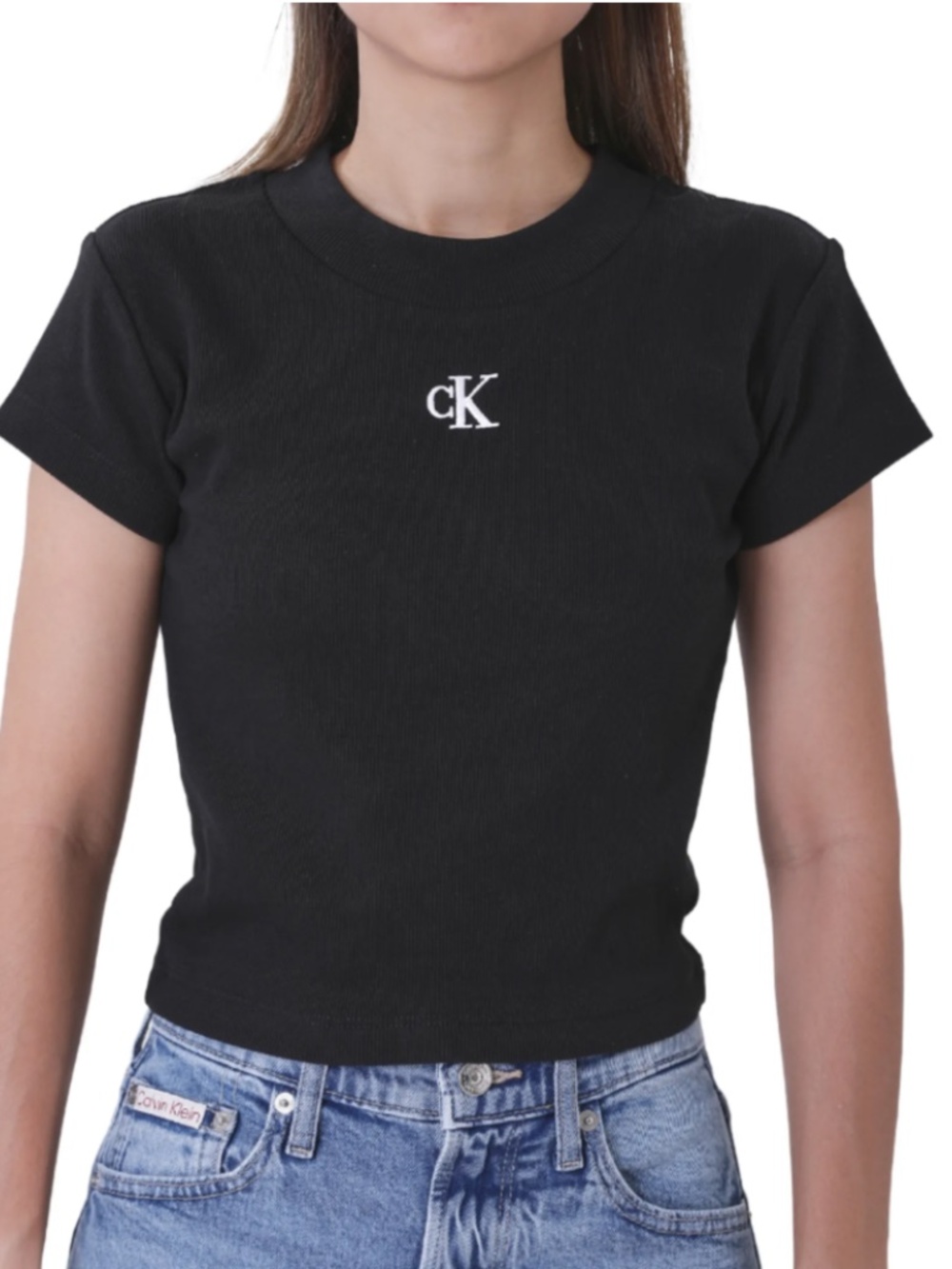 FREE WITH PURCHASE CK Capped sleeve Tee L